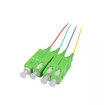 Pigtail de fibra óptica Synergy 21 SC/APC 9/125µm 1,5m OS2 pack de 4 codificado por colores G.657.A2 (S215599V1)