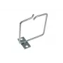ALLNET ALL-S0001006 Soporte de cables individual de 19 pulgadas An80xF80mm, exterior, abierto por delante