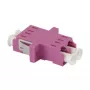 Synergy 21 S215424 Acoplador de fibra óptica LC/LC Dúplex, OM4 multimodo, violeta