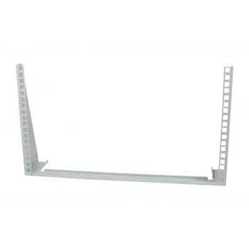 ALLNET Serie SMW Armario de pared de 19 pulgadas 4U 276mm de profundidad Gris claro (RAL 7035) con puerta de cristal de seguridad