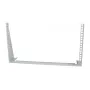 ALLNET Serie SMW Armario de pared de 19 pulgadas 4U 276mm de profundidad Gris claro (RAL 7035) con puerta de cristal de seguridad