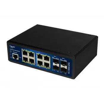 ALLNET ALL-SGI8112PM-BT Switch Ethernet Gigabit PoE++ Industrial Full Managed Layer2+, 12 puertos, 8x PoE++ (presupuesto 240W)