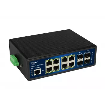 ALLNET ALL-SGI8112PM-BT Switch Ethernet Gigabit PoE++ Industrial Full Managed Layer2+, 12 puertos, 8x PoE++ (presupuesto 240W)