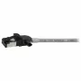 Synergy21 Cable de parcheo RJ45, CAT6A 500MHz, 0,15m, Gris, S/FTP, Slimline redondo d=4,5mm, TPE/LSZH (Superflex), AWG28, con material base CAT7, conector giratorio