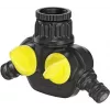 Kärcher 45° Conector de nudo 1/2 pulgadas para Rain System - Negro/amarillo (2.645-199.0)