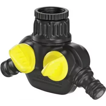Kärcher 45° Conector de nudo 1/2 pulgadas para Rain System - Negro/amarillo (2.645-199.0)