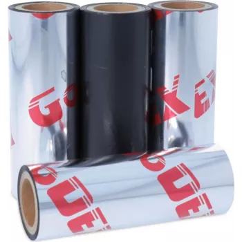 GODEX C.ITOH Godex Cinta de transferencia térmica cera/resina negro 110mm x 300m núcleo 1 pulgada