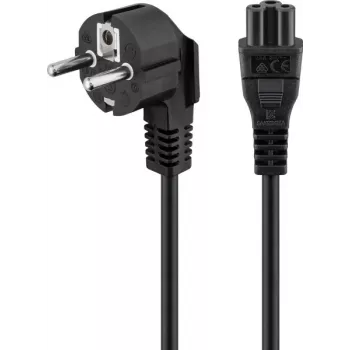 Goobay cable de alimentación 3m negro
