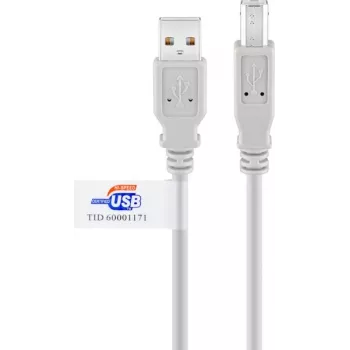 Goobay cable USB 2.0 2m gris