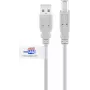 Goobay cable USB 2.0 2m gris