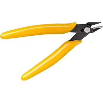 GOOBAY alicate de corte lateral de precisión 125 mm, negro/amarillo