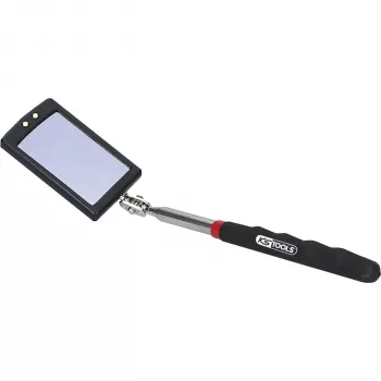KS Tools espejo de inspección flexible con iluminación LED