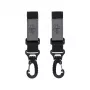 Lassig Casual Label ganchos universales para cochecito juego de 2 negro LHO01