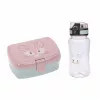 Lassig About Friends Chinchilla set de 2 piezas: fiambrera + botella Tritan 460 ml