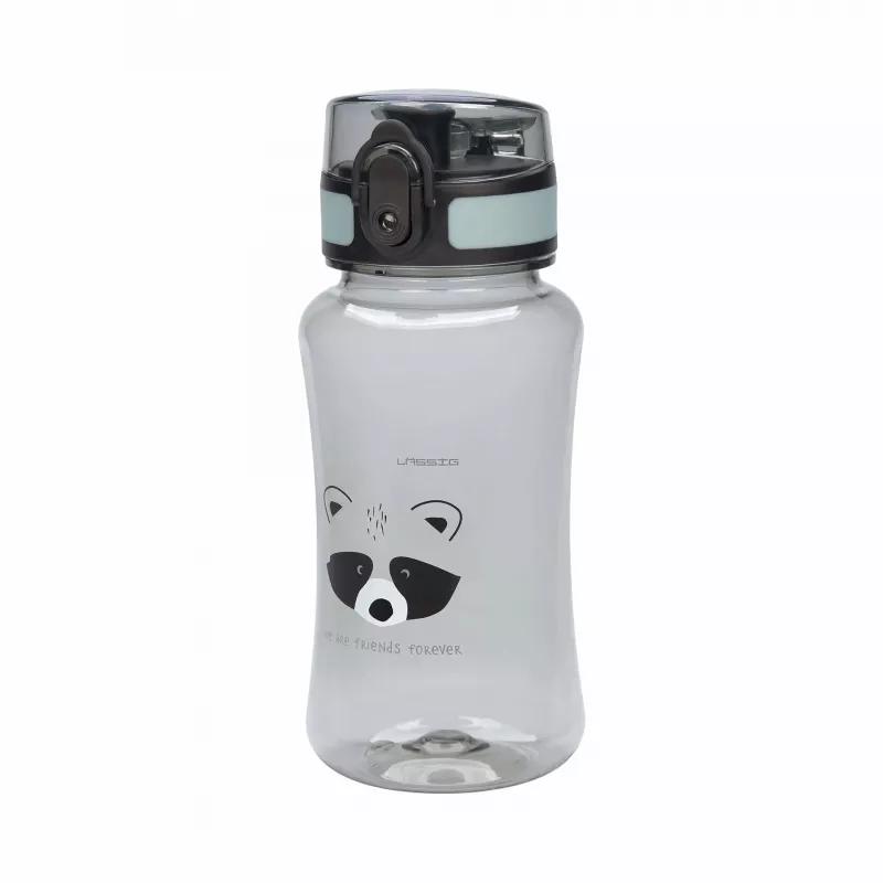 Lassig About Friends Raccoon set fiambrera y botella de bebida Tritan 460 ml