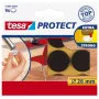 Tesa Protect deslizadores de fieltro - redondos - marrón - 26 mm - 9 uds.