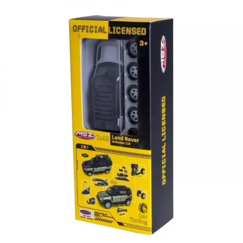 JAMARA Land Rover Defender 1:43 2en1 coche RC plateado 3+