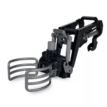 Jamara cargador frontal con pinza para balas para tractor RC escala 1:24 (423287)