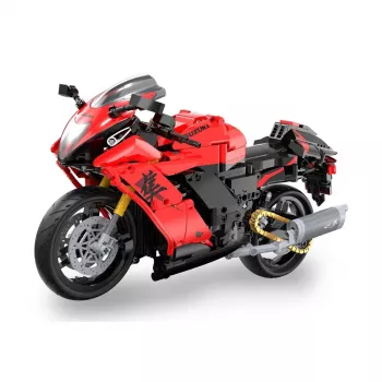 JAMARA CaDA Suzuki Hayabusa 1:6 set de bloques rojo