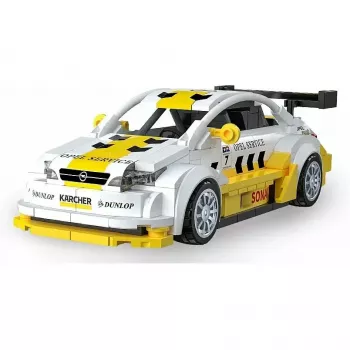 Jamara CaDA Opel Astra V8 Coupe 1:24 set de bloques blanco (212 piezas)
