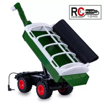 Jamara remolque de sobrecarga verde para tractor RC MB-trac 1000 1:24S (423268)