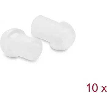 Protector antipolvo Delock para conector TOSLINK, plástico, 10 uds., transparente