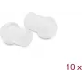 Protector antipolvo Delock para conector TOSLINK, plástico, 10 uds., transparente