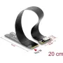 Convertidor Delock M.2 Key M a 1 x OCuLink SFF-8612 con cable de 20 cm