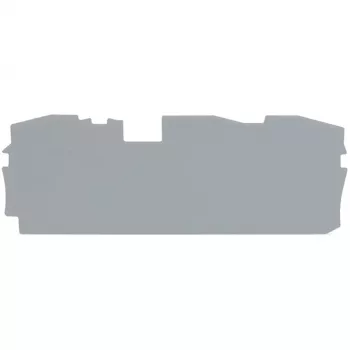 Placa de cierre e intermedia WAGO 2016-1391, gris, 1 mm de grosor
