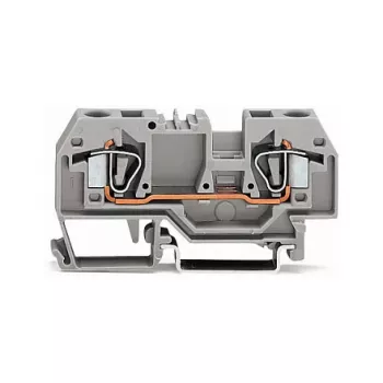 Borne de paso WAGO 282-901 de 2 conductores, 6 mm, gris