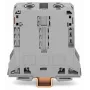 Borne para carril DIN WAGO 285-195 CAGE CLAMP®, 2 conductores, 125A, 1000V, gris