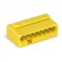 Conector WAGO 243-508 PUSH WIRE® de 8 conductores amarillo 6A 100V