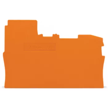 WAGO 2002-7192 Placa final e intermedia, 0,8 mm, naranja