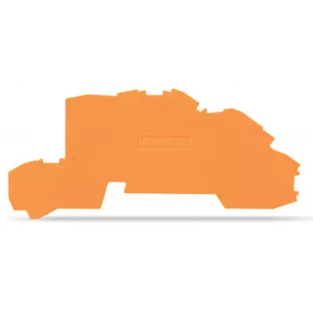 WAGO 2003-7692 Placa separadora para bornes de seccionamiento, naranja, 0,8 mm de grosor, 96 mm de longitud, 42,3 mm de altura, 2,45 g