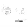 WAGO 750-963 Módulo de conexión D-Sub, 9 polos conector hembra, gris, IP20, para WAGO I/O System 750