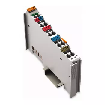 WAGO 750-613 Bloque de bornes de 4 conductores, gris, CAGE CLAMP, 0,08-2,5 mm², carril DIN 35