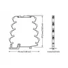 WAGO 857-800 Transmisor de temperatura / acondicionador de señal, gris, -25 a 70 °C, 6 x 94 x 97,8 mm, 35,3 g