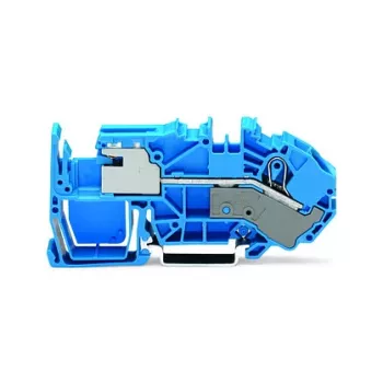 WAGO 2016-7714 Borne de seccionamiento N de 1 conductor, 16 mm², Push-in CAGE CLAMP, azul