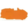 WAGO 2016-7692 Placa final, naranja, 1 mm, 84,5 mm, 41,7 mm, 3,11 g