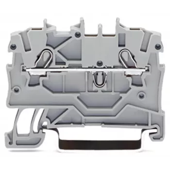 WAGO 2000-1201 Borne de paso de 2 conductores, 1 mm, Ex e II