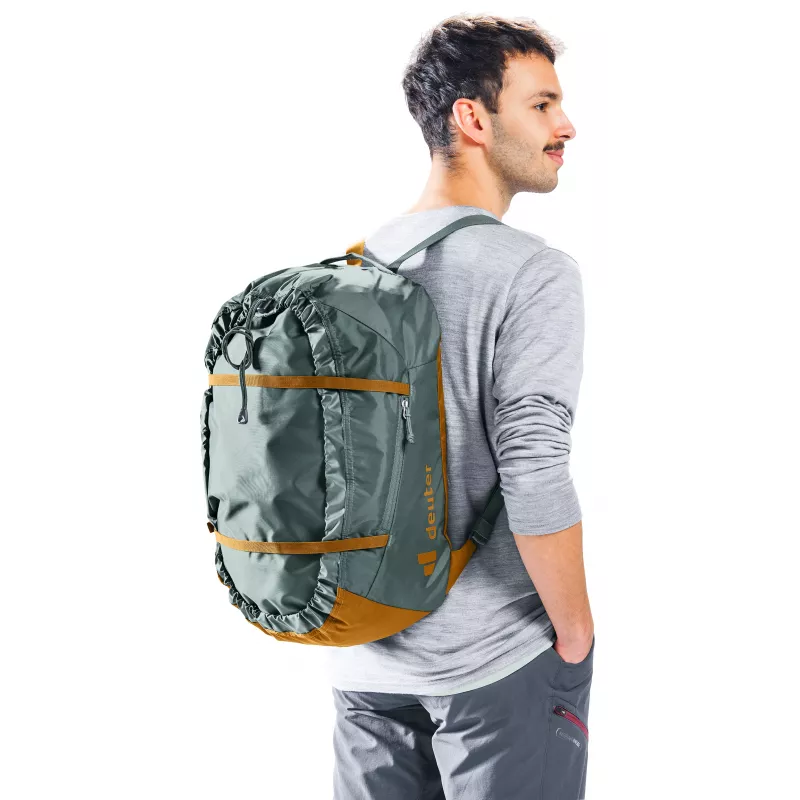 Deuter Gravity Rope Bag 45L - Mochila de escalada robusta con lona para cuerda integrada