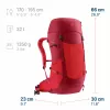 Deuter Futura 32 Mochila de senderismo - Cherry/Masala