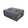 ALLNET Rock 4 C+ carcasa de aluminio ecoPI PRO LP negra para Radxa Rock Pi 4C Plus
