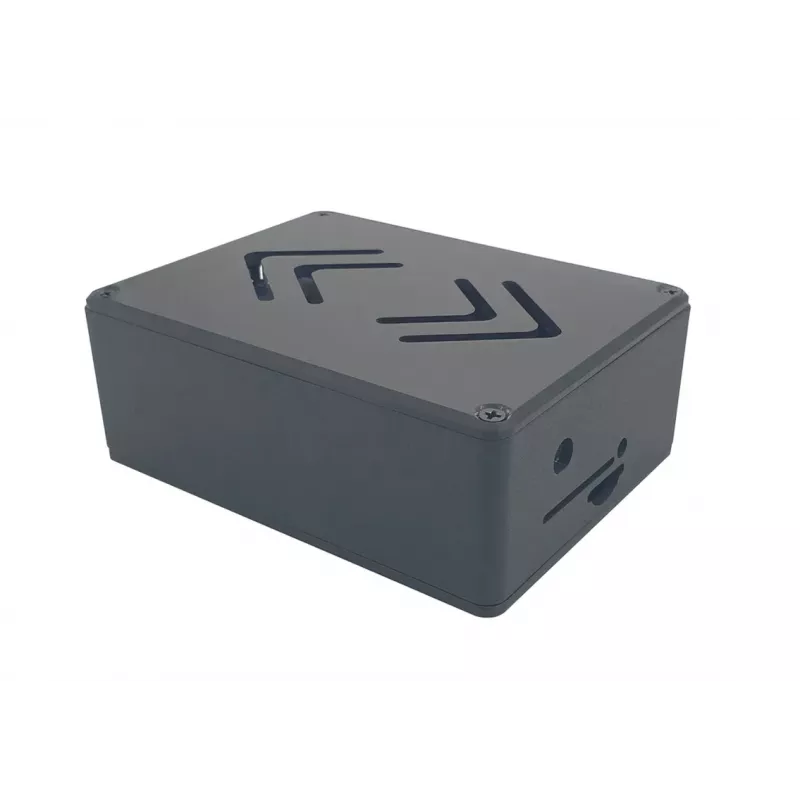 ALLNET Rock 4 C+ carcasa de aluminio ecoPI PRO LP negra para Radxa Rock Pi 4C Plus