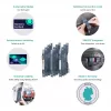 Siemens SIRIUS 3RQ4 relé acoplador enchufable, 230 V AC/DC, 3 NA + 1 NC, conexión por tornillo