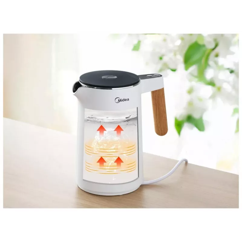 Midea MK-HE1533 hervidor de agua blanco 1,5L 2200W