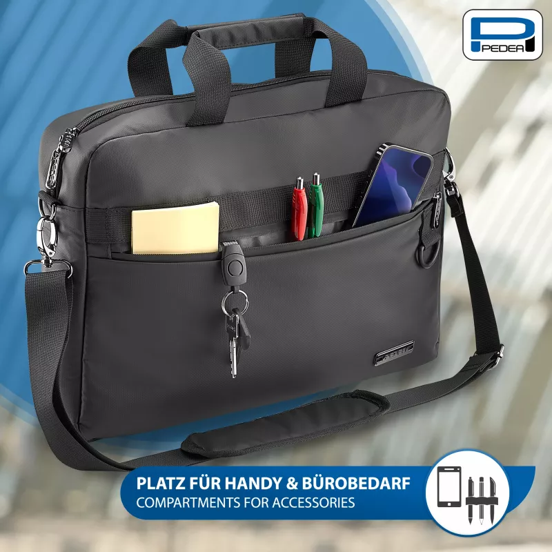 PEDEA Funda tipo clutch para portátil 17,3