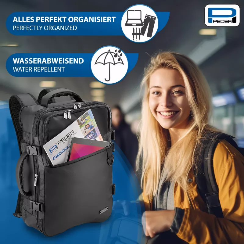 PEDEA Mochila tipo clutch para portátil 15,6
