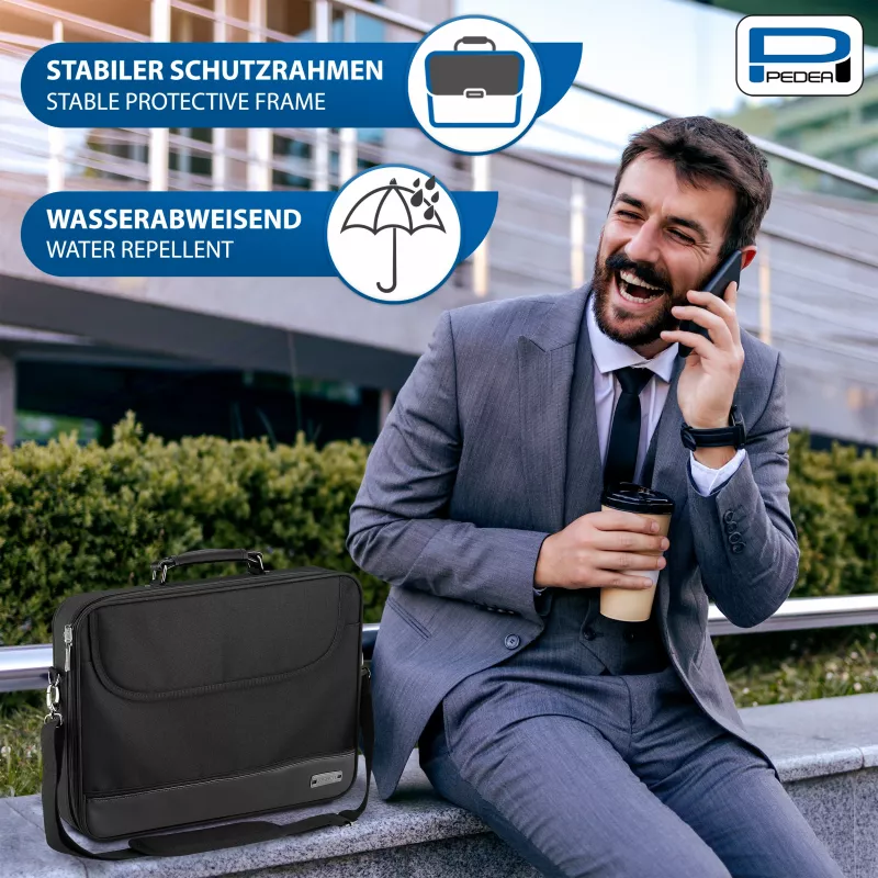 PEDEA Funda para portátil Blackline 17,3 inch (43,9 cm) - Negro