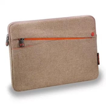 PEDEA Funda Fashion para tablet para Samsung Galaxy Tab S6 Lite / A9+ / S9 / A8, Beige/Naranja, Neopreno
